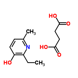 2-Ethyl-6-methylpyridin-3-ol succinate structure