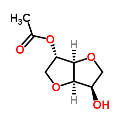 异山梨醇-2-醋酸酯结构式