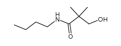 N-butyl-3-hydroxy-2,2-dimethylpropanamide Structure
