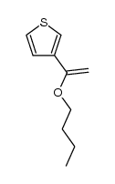 1-butoxy-1-(3-thienyl)ethene Structure