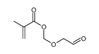 2-oxoethoxymethyl 2-methylprop-2-enoate结构式