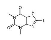 theophylline, [8-3h] Structure