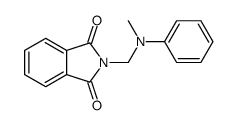 2-[(N-methylanilino)methyl]isoindole-1,3-dione结构式
