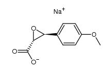 (-)-(2R,3S)-sodium 3-(4-methoxyphenyl)glycidate Structure