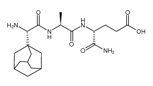 L-(adamant-1-yl)glycyl-L-alanyl-D-isoglutamine Structure