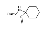 N-(1-Ethenylcyclohexyl)formamid结构式