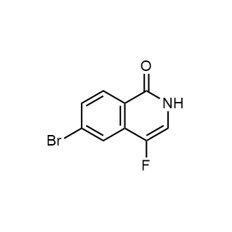 6-Bromo-4-fluoroisoquinolin-1(2H)-one Structure