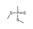 methyl-bis(methylsulfanyl)-sulfanylidene-λ5-phosphane Structure