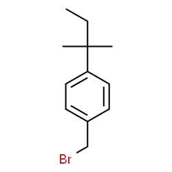 1-BroMMethyl-4-(1,1-dimethylpropyl)-benzol结构式