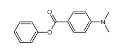 phenyl 4-(N,N-dimethylamino)benzoate结构式