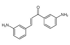 1,3-bis(3-aminophenyl)prop-2-en-1-one结构式
