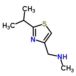 2-Isopropyl-4-(methylaminomethyl)thiazole Structure