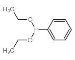 Phosphonous acid,P-phenyl-, diethyl ester Structure