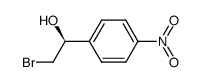 (S)-(+)-2-bromo-1-(4-nitrophenyl)ethanol Structure