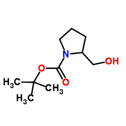 Tert-butyl 2-(hydroxymethyl)pyrrolidine-1-carboxylate Structure
