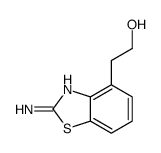 4-Benzothiazoleethanol,2-amino-(9CI) Structure