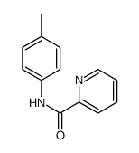 N-(4-methylphenyl)pyridine-2-carboxamide结构式