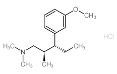 (2R,3r)-3-(3-甲氧基苯基)-n,n,2-三甲基-1-戊胺盐酸盐结构式