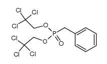 bis(2,2,2-trichloroethyl) benzylphosphonate Structure