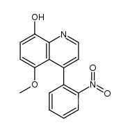 8-hydroxy-5-methoxy-4-(2-nitrophenyl)quinoline结构式
