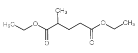 Pentanedioic acid,2-methyl-, 1,5-diethyl ester Structure