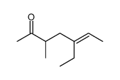 5-ethyl-3-methylhept-5-en-2-one结构式