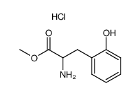 methyl 2-amino-3-(2-hydroxyphenyl)propanoate (Hydrochloride)结构式