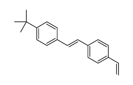 1-tert-butyl-4-[2-(4-ethenylphenyl)ethenyl]benzene Structure