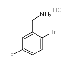 2-溴-5-氟苄胺盐酸盐结构式
