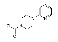 4-PYRIDIN-2-YL-PIPERAZINE-1-CARBONYL CHLORIDE结构式