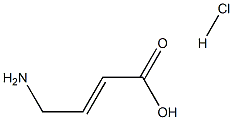 4-氨基巴豆酸盐酸盐结构式