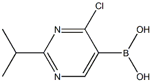 4-Chloro-2-(iso-propyl)pyrimidine-5-boronic acid Structure