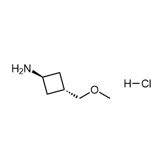 (1r,3r)-3-(甲氧基甲基)环丁烷-1-胺盐酸盐结构式