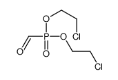 bis(2-chloroethoxy)phosphorylformaldehyde Structure