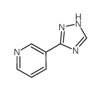 3-(3-Pyridinyl)-1H-1,2,4-triazole Structure