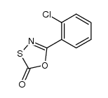 5-(2-chloro-phenyl)-[1,3,4]oxathiazol-2-one结构式