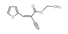 2-氰基-3-(2-呋喃基)丙烯酸乙酯结构式