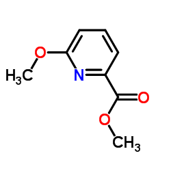6-甲氧基吡啶-2-羧酸甲酯结构式