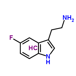 5-氟色胺盐酸盐结构式
