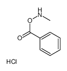 O-苯甲酰基-N-甲基羟胺盐酸盐结构式