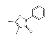 4,5-dimethyl-2-phenyl-oxazole 3-oxide结构式