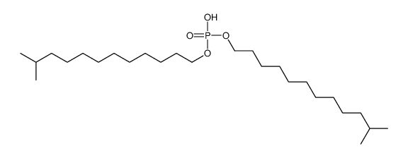 bis(11-methyldodecyl) hydrogen phosphate Structure