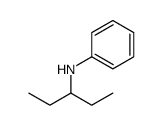 N-pentan-3-ylaniline结构式