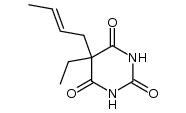 (E)-Crotylbarbital Structure