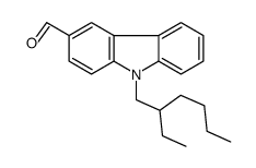 9-(2-ethylhexyl)carbazole-3-carbaldehyde结构式