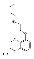 N-[2-(2,3-dihydro-1,4-benzodioxin-5-yloxy)ethyl]butan-1-amine,hydrochloride Structure