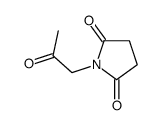 1-(2-oxopropyl)pyrrolidine-2,5-dione Structure