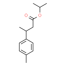 Benzenepropanoic acid,-ba-,4-dimethyl-, 1-methylethyl ester (9CI) Structure