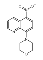 8-(吗啉-4-基)-5-硝基喹啉结构式