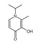 3-hydroxy-2-methyl-1-propan-2-ylpyridin-4-one结构式